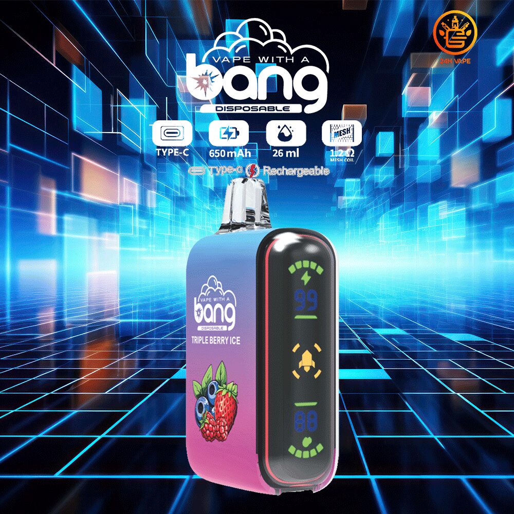 Pod per sigaretta elettronica usa e getta Bang Rocket 18000 Puffs con doppia rete, gusto Bang Rocket 18000
