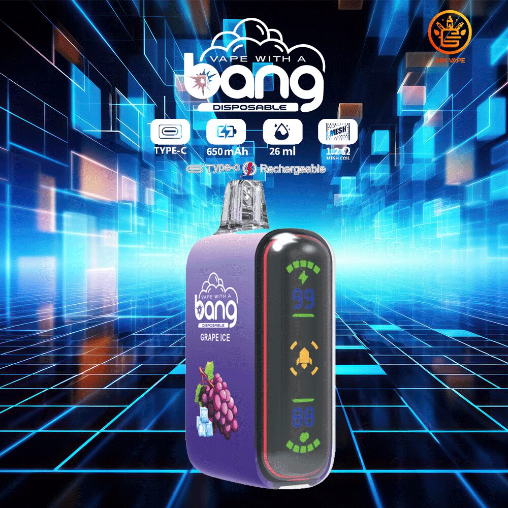 Pod per sigaretta elettronica usa e getta Bang Rocket 18000 Puffs con doppia rete, gusto Bang Rocket 18000