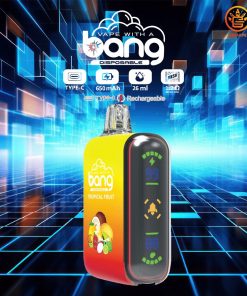 Pod per sigaretta elettronica usa e getta Bang Rocket 18000 Puffs con doppia rete, gusto Bang Rocket 18000
