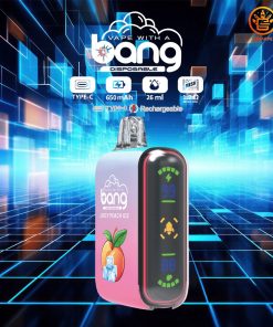 Pod per sigaretta elettronica usa e getta Bang Rocket 18000 Puffs con doppia rete, gusto Bang Rocket 18000