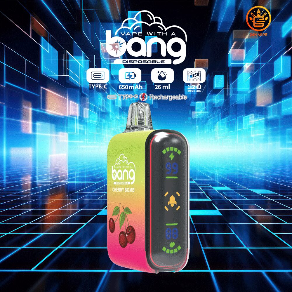 Pod per sigaretta elettronica usa e getta Bang Rocket 18000 Puffs con doppia rete, gusto Bang Rocket 18000