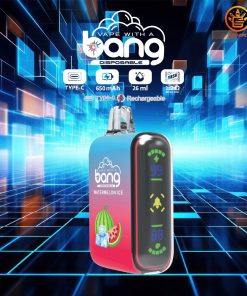 Pod per sigaretta elettronica usa e getta Bang Rocket 18000 Puffs con doppia rete, gusto Bang Rocket 18000