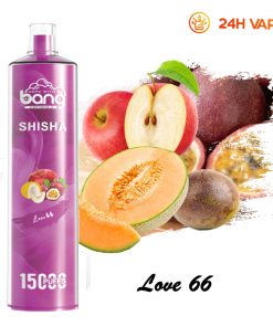 Bang SHISHA 15000 boccate – Sigaretta elettronica usa e getta con aspirazione diretta ai polmoni – Nuova penna vaporizzatore Bang Shi Sha 15000