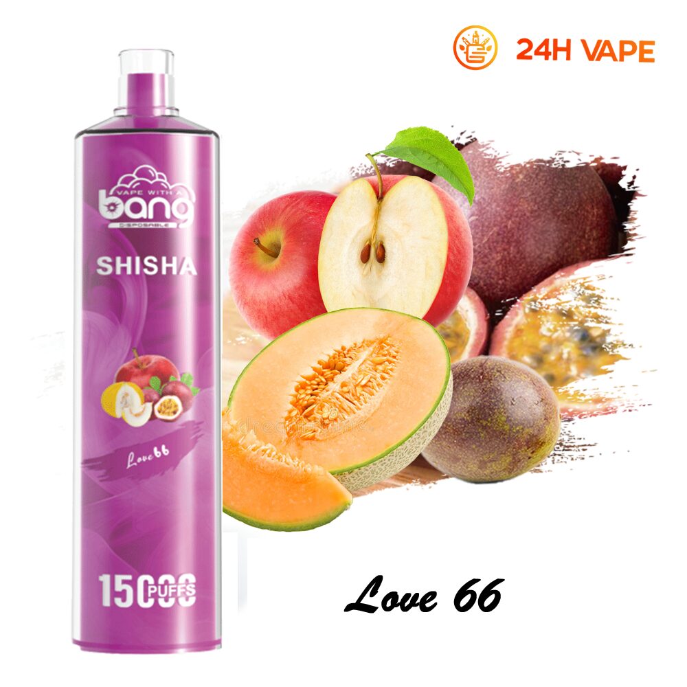 Bang SHISHA 15000 boccate – Sigaretta elettronica usa e getta con aspirazione diretta ai polmoni – Nuova penna vaporizzatore Bang Shi Sha 15000