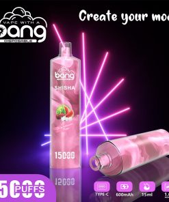 Bang SHISHA 15000 Puffs Direct To Lung Disposable Electronic Cigarette New Vape Pen