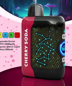 Bang Starry 25000 (25.000 boccate): la sigaretta elettronica usa e getta più alla moda con display LED, al gusto di soda alla ciliegia