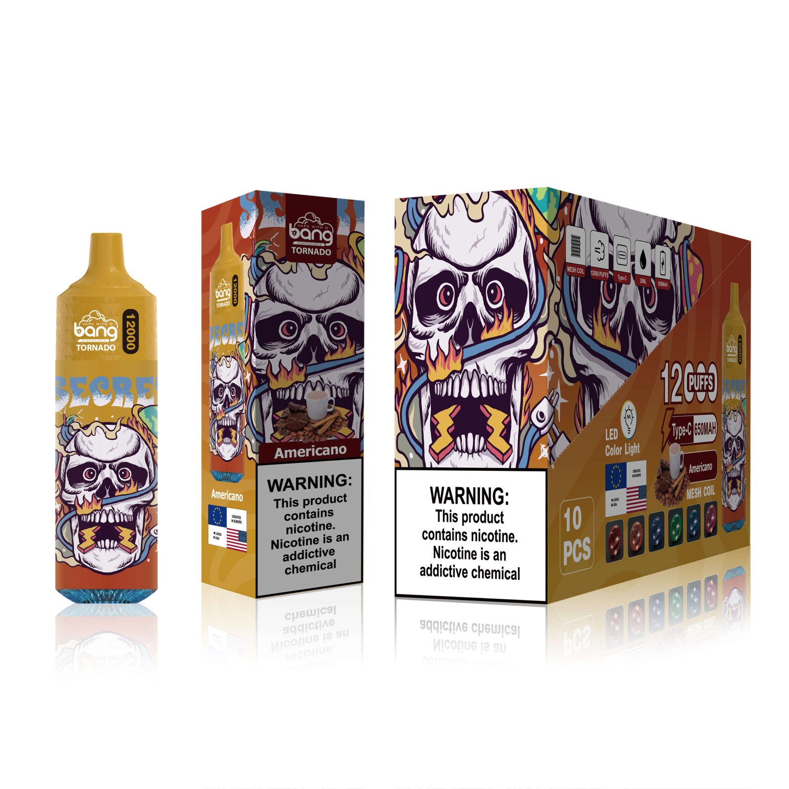 Bang Tornado 12000 Puffs Disposable Vape in Bang Tornado 12000 00001 Scaled flavor