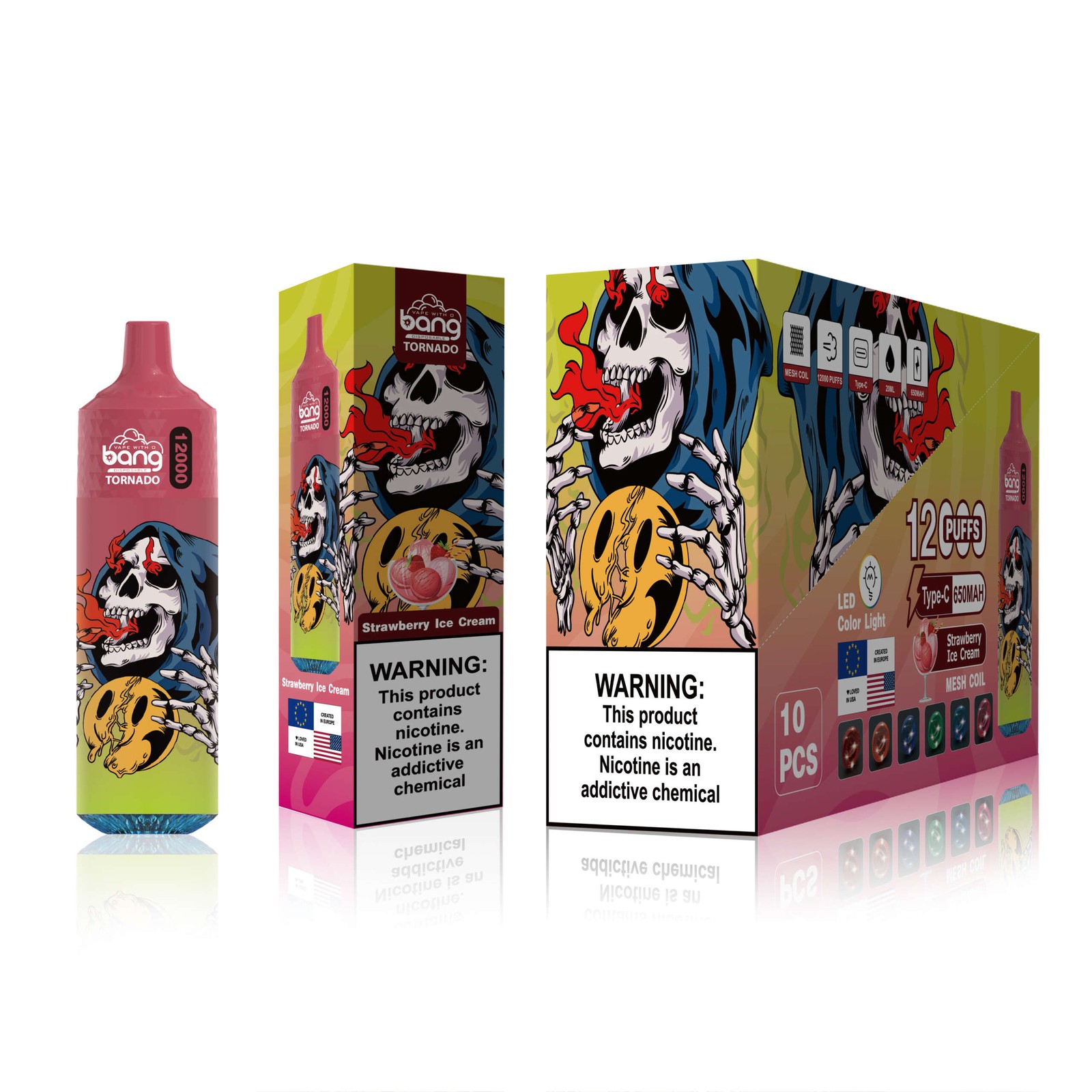 Bang Tornado 12000 Puffs Disposable Vape in Bang Tornado 12000 00003 Scaled flavor