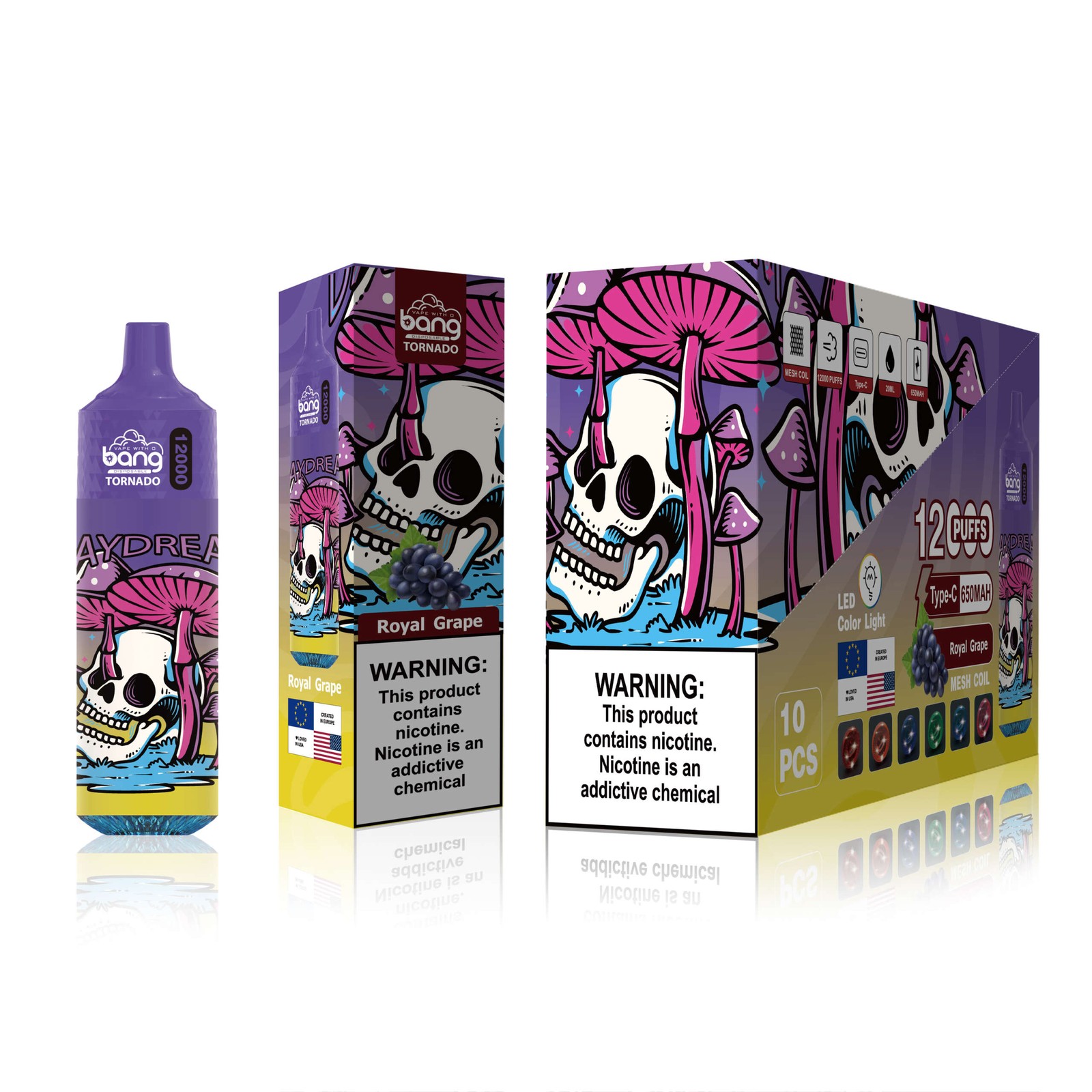 Bang Tornado 12000 Puffs Disposable Vape in Bang Tornado 12000 00006 Scaled flavor