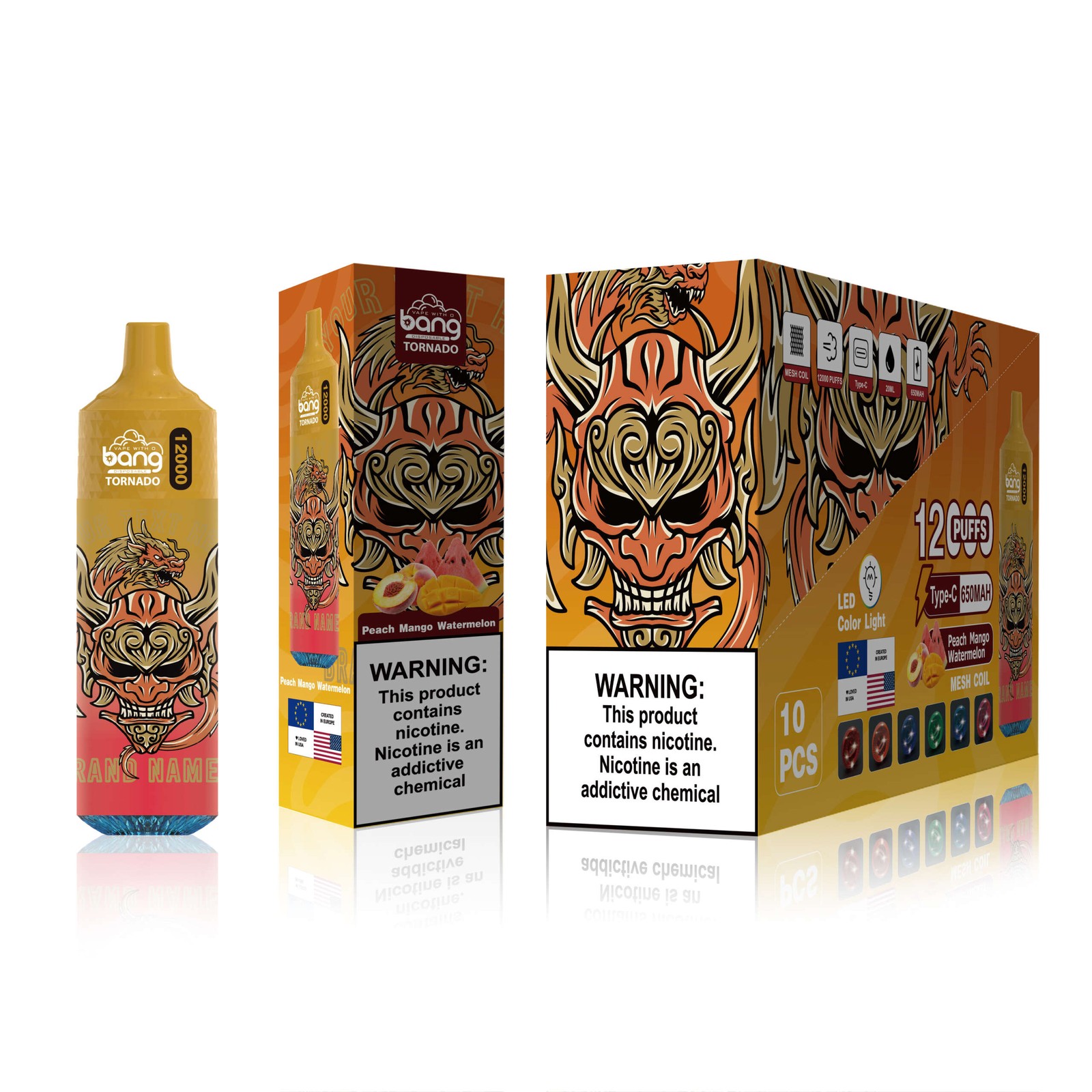 Bang Tornado 12000 Puffs Disposable Vape in Bang Tornado 12000 00009 Scaled flavor