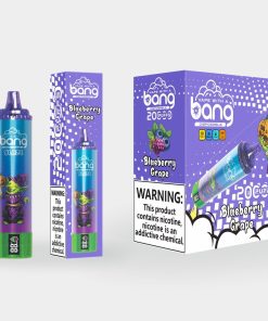 Bang Tornado 20000 20K Puffs LED Display Edition Disposable in Blueberry Grape flavor