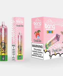 Bang Tornado 20000 20K Puffs LED Display Edition Disposable in Peach Ice flavor