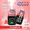 Image du produit : Bang Tornado 40000 (40 000 bouffées), vapoteuse jetable avec grand nuage de fumée et écran LED