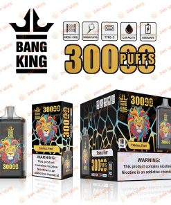Bang King Crystal 30000 - 30.000 boccate - 2%, 3%, 5% - Nicotina - La sigaretta elettronica usa e getta più venduta al gusto di frutta tropicale