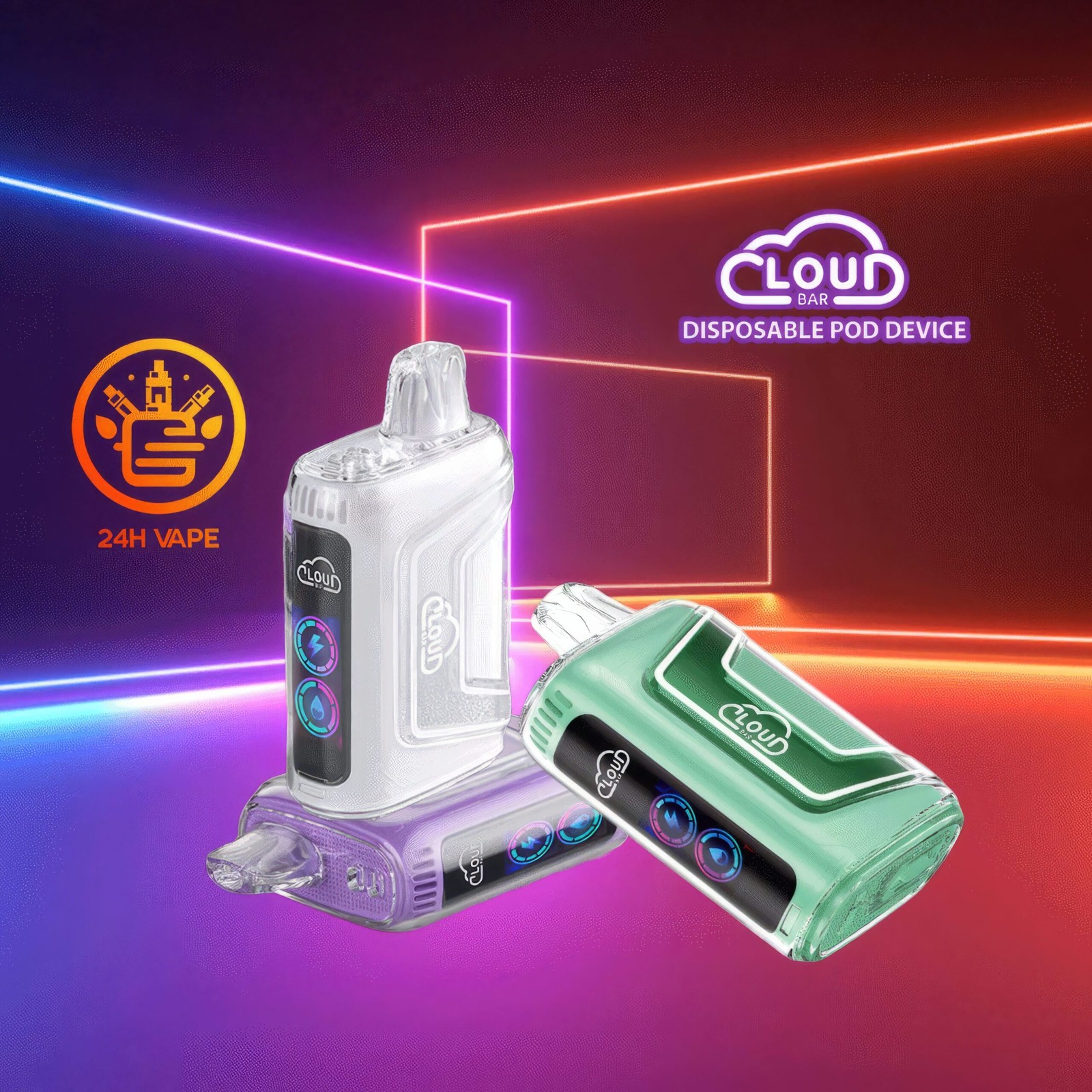 Cloud Bar 15.000 boccate, edizione originale, con display LED, sigaretta elettronica usa e getta