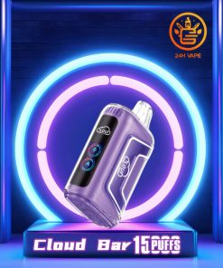 Cloud Bar 15000 boccate, edizione originale, vaporizzatore usa e getta con display LED, colore Randm Crystal 15000 00001, aroma scalato