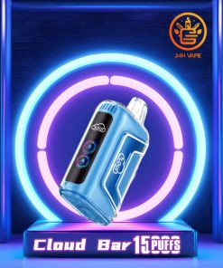 Cloud Bar 15000 boccate, edizione originale, vaporizzatore usa e getta con display LED, colore Randm Crystal 15000 00003, aroma Scaled