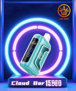 Cloud Bar 15000 boccate, edizione originale, vaporizzatore usa e getta con display LED, colore Randm Crystal 15000 00004, aroma scalato