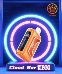 Cloud Bar 15000 boccate, edizione originale, vaporizzatore usa e getta con display LED, colore Randm Crystal 15000 00005, aroma scalato