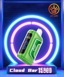 Cloud Bar 15000 boccate, edizione originale, vaporizzatore usa e getta con display LED, colore Randm Crystal 15000 00006, aroma scalato