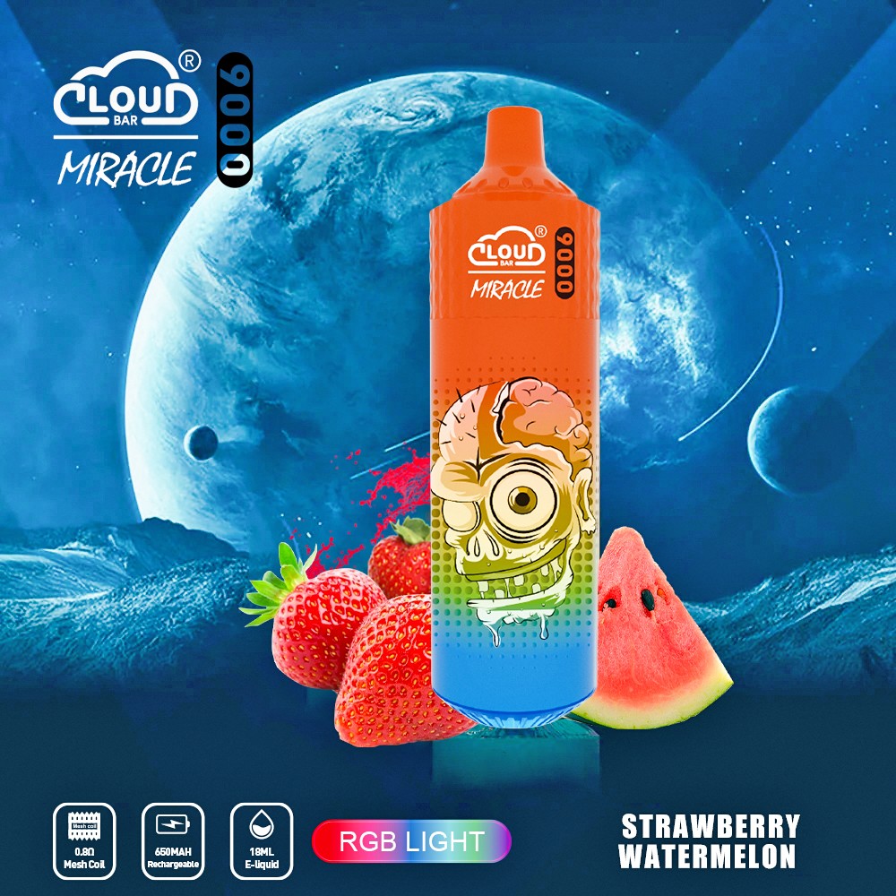 Cloud Bar Miracle 9000 Puffs Original Edition Disposable Vape in Cloud Bar Miracle 9000 flavor