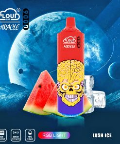 Cloud Bar Miracle 9000 Puffs Original Edition Disposable Vape in Cloud Bar Miracle 9000 flavor