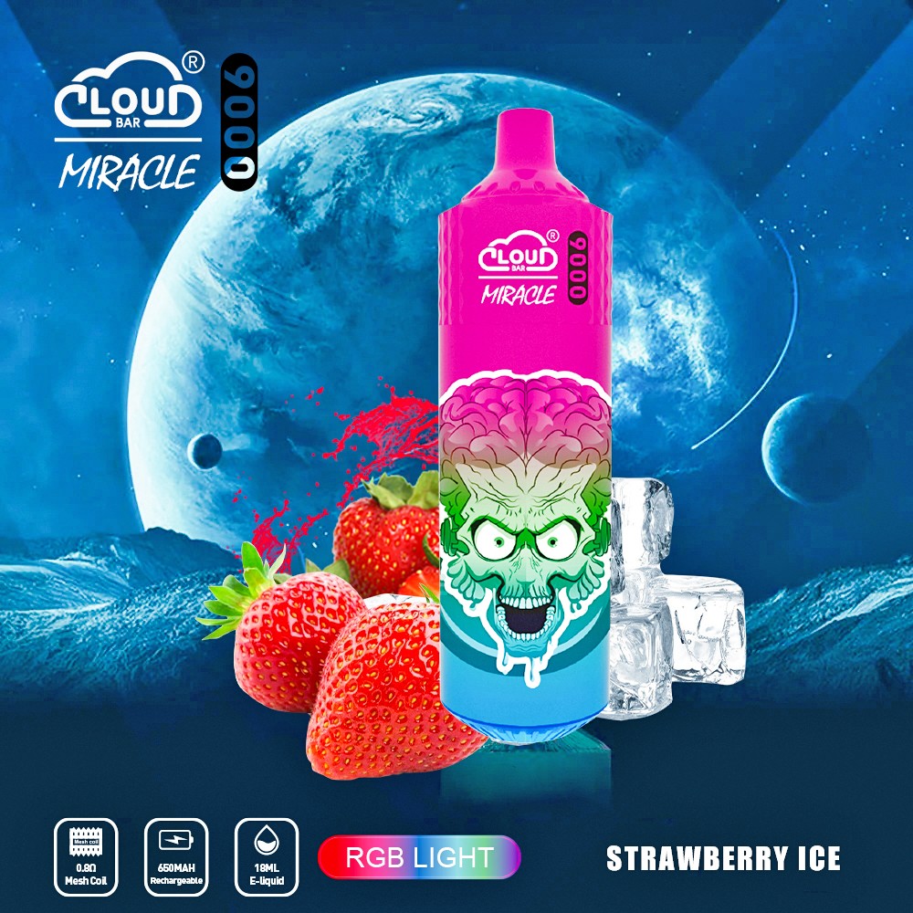 Cloud Bar Miracle 9000 Puffs Original Edition Disposable Vape in Cloud Bar Miracle 9000 flavor