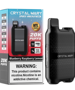 CRYSTAL MARY 20000 20K Puffs Vape Dual Mesh LED Display Disposable Vape EU Warehouse in 24 crystal mary 20000 20k blueberry raspberry lemon flavor
