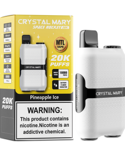 CRYSTAL MARY 20000 20K Puffs Vape Dual Mesh LED Display Disposable Vape EU Warehouse in 24 crystal mary 20000 20k pink lemonade flavor
