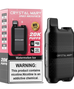 CRYSTAL MARY 20000 20K Puffs Vape Dual Mesh LED Display Disposable Vape EU Warehouse in 24 crystal mary 20000 20k watermelon ice flavor
