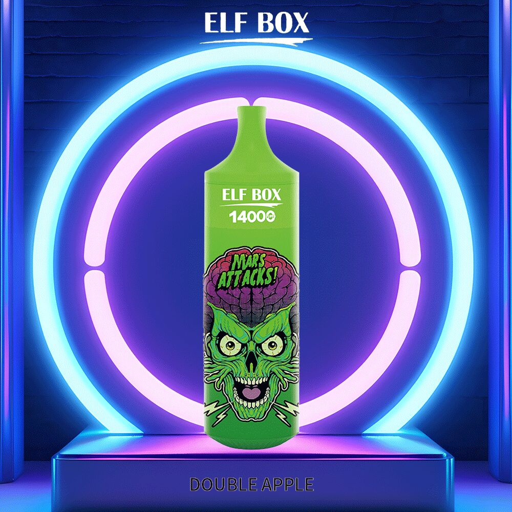 ELF BOX 14000 Puffs Edition Disposable in Double Apple flavor