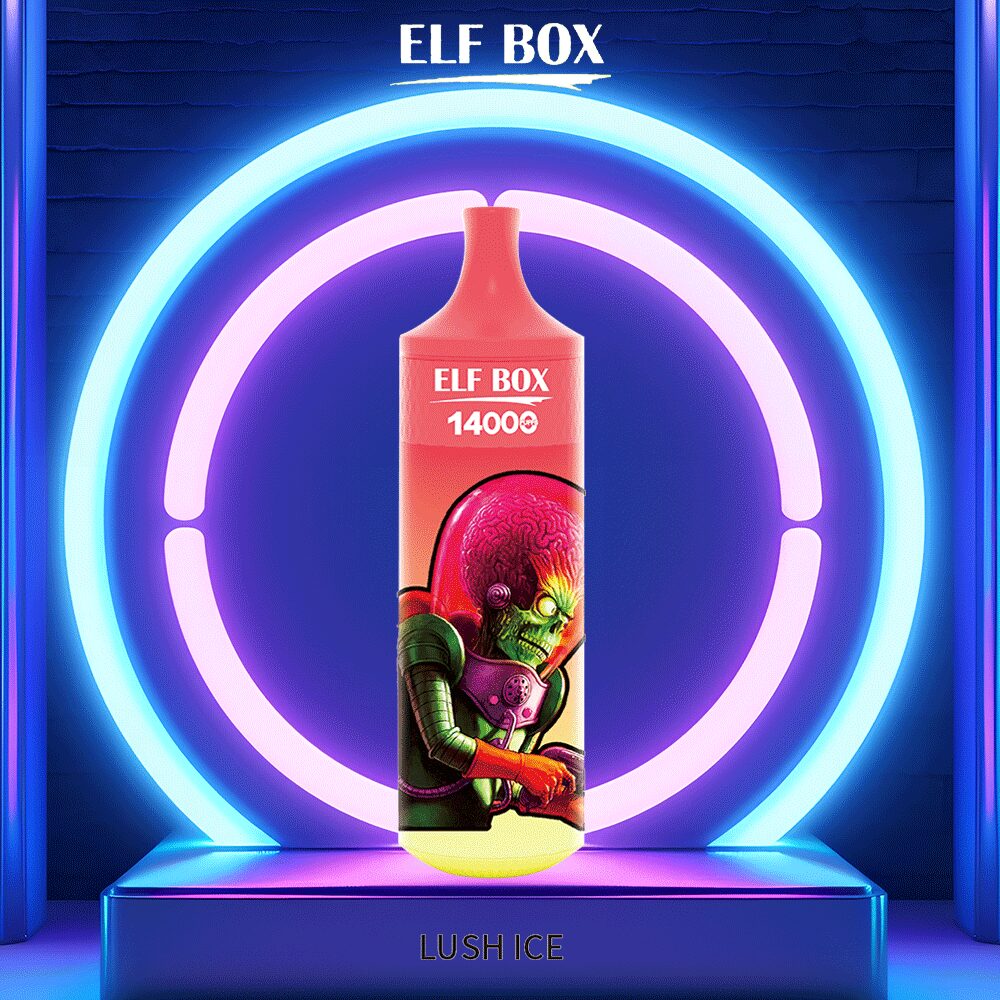 ELF BOX 14000 Puffs Edition Disposable in Lush Ice flavor