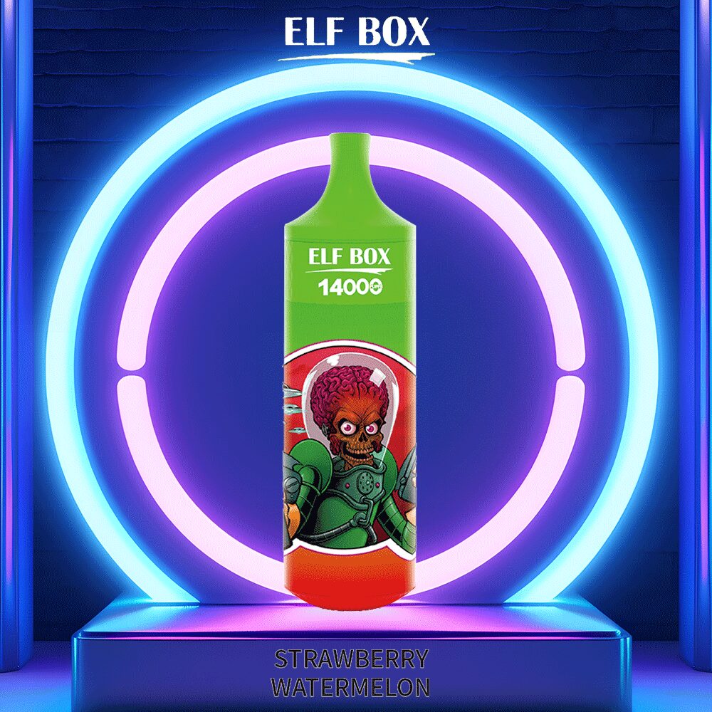 ELF BOX 14000 Puffs Edition Disposable in Strawberry Watermelon flavor