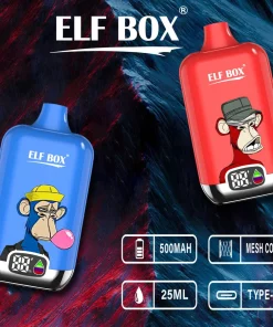 ELF BOX Digital 12000 Puffs 0% 2% 3% 5% Nicotine Sell Well LED Display Disposable Vape product image