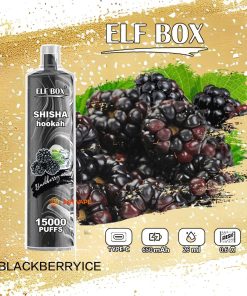ELF BOX LS15000 Direct To Lung Disposable 15000 Puffs New in Blackberry Ice flavor