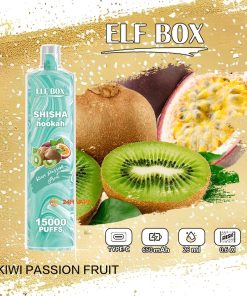 ELF BOX LS15000 Direct To Lung Disposable 15000 Puffs New in Kiwi Passion Fruit flavor