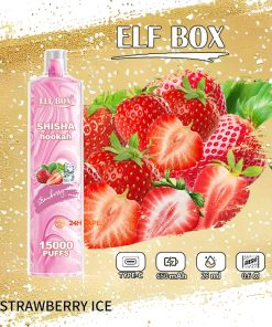 ELF BOX LS15000 Direct To Lung Disposable 15000 Puffs New in Strawberry Ice flavor