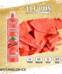 ELF BOX LS15000 Direct To Lung Disposable 15000 Puffs New in Watermelon Ice flavor