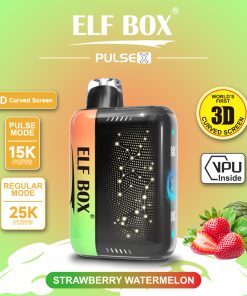 ELF Box Pulse X 25000 25K Puffs Gypsophila Hottest Disposable Vape in Strawberry Watermelon flavor