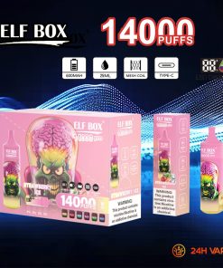 ELF BOX RGB 14000 Pro LED Display Edition 14000 Puffs Disposable in ELF BOX RGB14000 pro 2 flavor