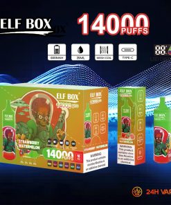 ELF BOX RGB 14000 Pro LED Display Edition 14000 Puffs Disposable in ELF BOX RGB14000 pro 3 flavor