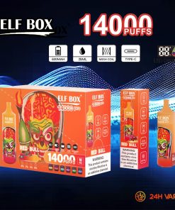 ELF BOX RGB 14000 Pro LED Display Edition 14000 Puffs Disposable in ELF BOX RGB14000 pro 4 flavor