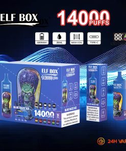 ELF BOX RGB 14000 Pro LED Display Edition 14000 Puffs Disposable in ELF BOX RGB14000 pro 5 flavor
