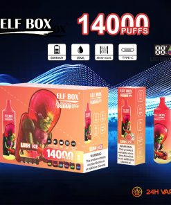 ELF BOX RGB 14000 Pro LED Display Edition 14000 Puffs Disposable in ELF BOX RGB14000 pro 9 flavor