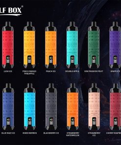 ELF BOX SHISHA 16000 Puffs LED Display Leather Disposable in ELF BOX SHISHA 16000 ELF BOX SHISHA 16000 flavor