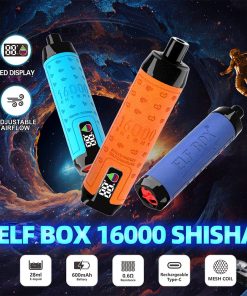 ELF BOX SHISHA 16000 Puffs LED Display Leather Disposable product image