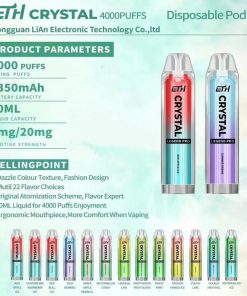 ETH Crystal 4000 Puffs 2% Nikotin Disposable random flavor option image