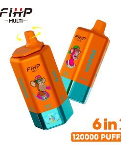 FIHP MULTI 120000 120K Puffs 6 in 1 Flavors Rechargeable LED Display Disposable Vape product detail image
