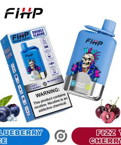 FIHP 40000 40K Puffs Double Taste LCD Display Disposable Vape in Blueberry Ice&Fizzy Cherry flavor