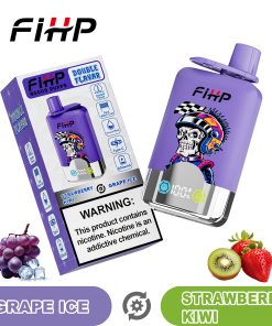 FIHP 40000 40K Puffs Double Taste LCD Display Disposable Vape in Grape Ice&Strawberry Kiwi flavor